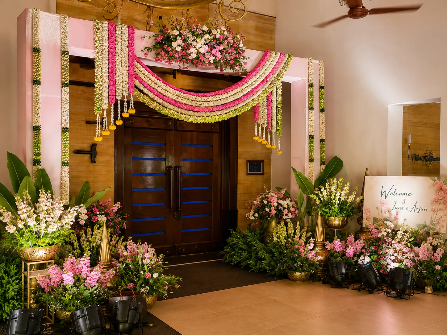 Floral Entrance Decoration