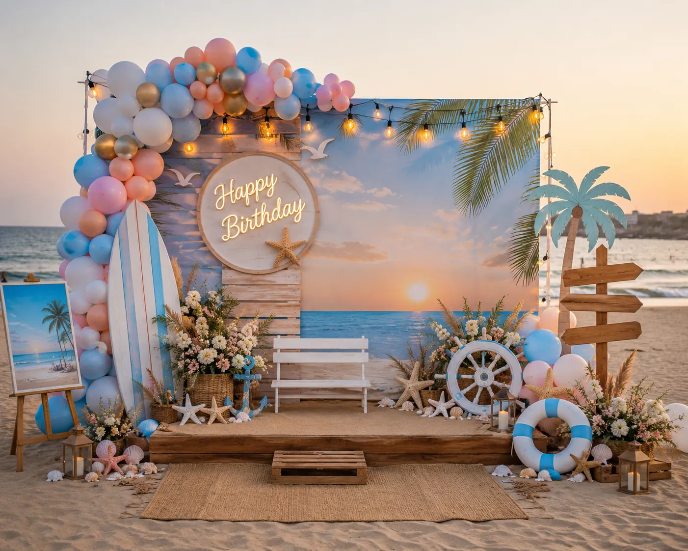 Stage & Backdrop Setup